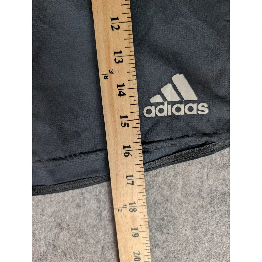 Adidas Adizero Mens Soccer Shorts Black White Striped Athletic Training S